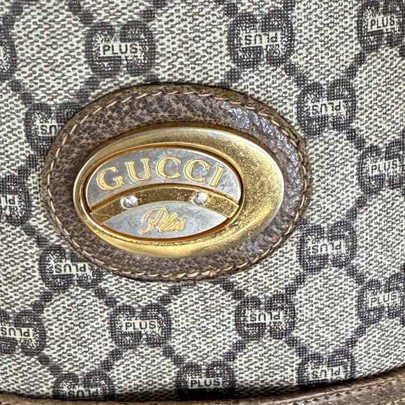 VINTAGE GUCCI GG PLUS Monogram TOTE Bag. - Picture 9 of 14